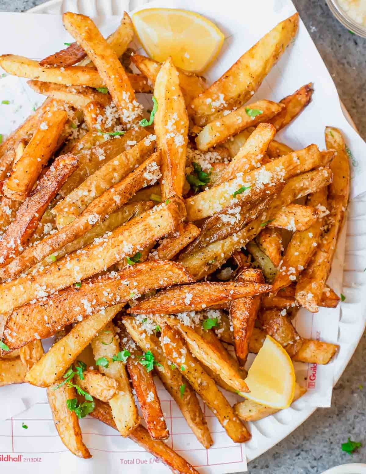 Truffle Fries with herbs